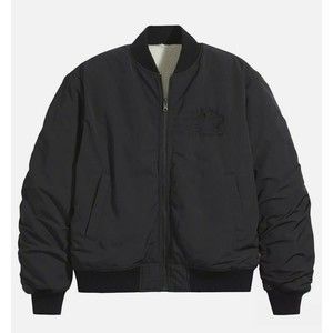 Levi's x Mickey and Friends Disney Reversible Black Sherpa Jacket SZ SMALL RARE